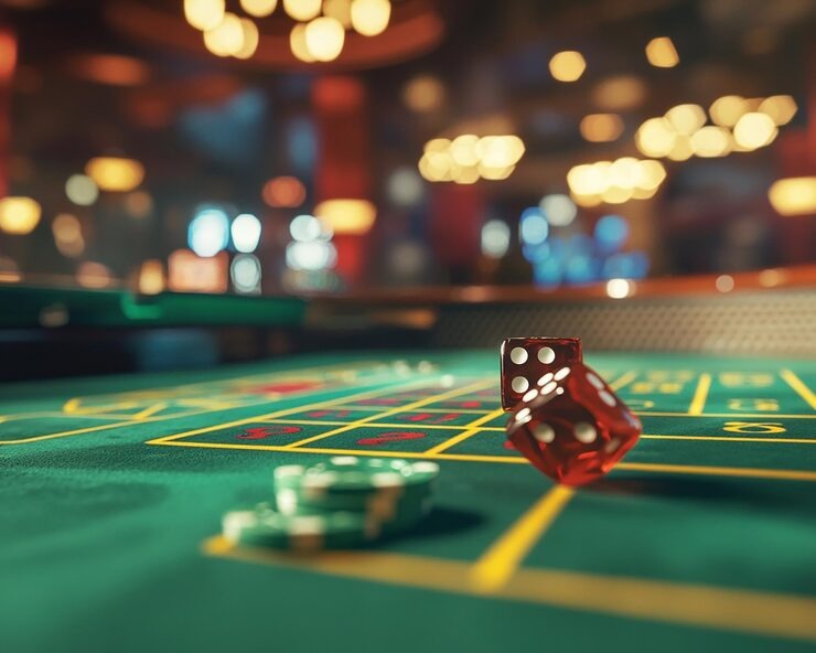 Caribbean Stud Poker payout table showing hand rankings and payouts